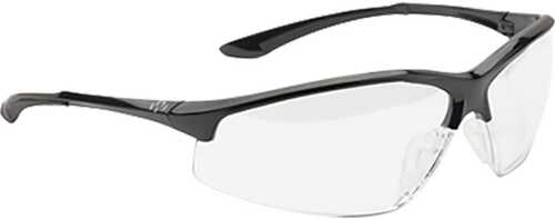 Walkers IKON Tanker Shooting Glasses Black Open Frame With Clear Lens