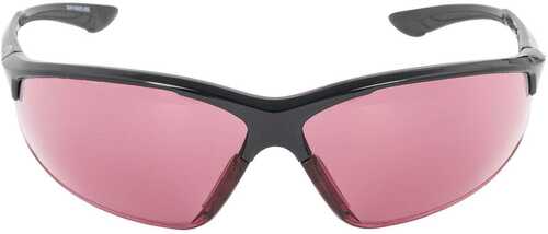 Walkers IKON Tanker Shooting Glasses Black Open Frame With Rose Lens