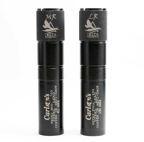 Carlsons Delta Waterfowl Extended Mid And Long Range Choke Tubes For 12 Ga Retay 2/ct