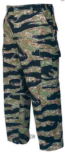 Tru-Spec BDU Pants 100% Cotton Rip-Stop Original Vietnam Tiger Stripe L