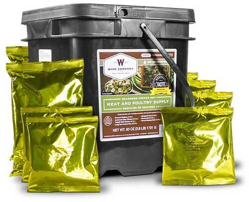 Wise Emergency Freeze Dried Meat w/Rice Bucket-60 Servings