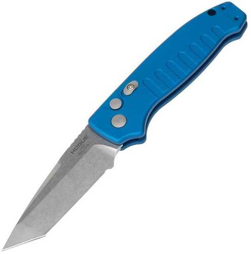 Hogue Ballista I Automatic Folder Knife 3 1/2" Tanto Blade Blue