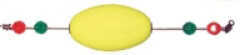 Comal Bay Slayer Oval Popper Yellow Weighted 1Pk Md#: WO250RBY