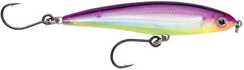 Rapala X-Rap® Twitchin’ Minnow 4" Purple Chartreuse