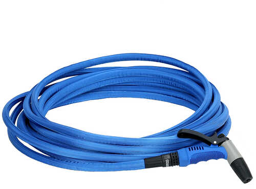 HoseCoil 25' Blue Flexible Hose Kit w/Rubber Tip Nozzle