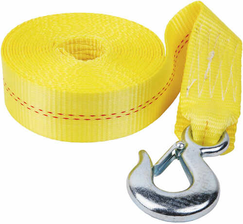 Fulton 2" x 20' Heavy Duty Winch Strap and Hook - 4,000 lbs. Max Load