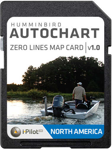 Humminbird AutoChart Zero Lines Map Card