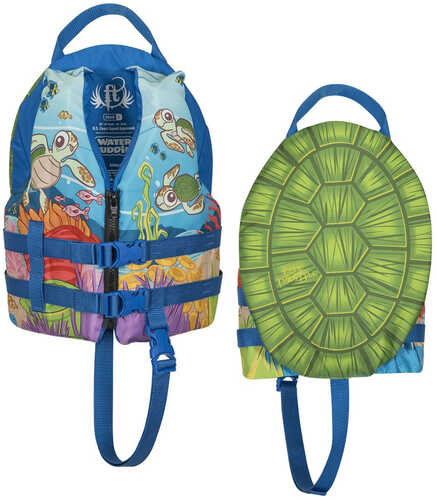 Full Throttle Water Buddies Vest - Child 30-50lbs - Turtle