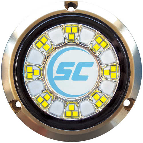 Shadow-Caster SCR-24 Bronze Underwater Light - 24 LEDs - Bimini Blue/Great White