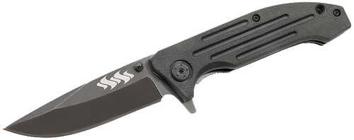 Kuuma 4.5" Fine Edge Spring Assisted Folding Knife - Stainless Steel