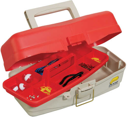 Plano Take Me Fishing™ Tackle Kit Box - Red/Beige