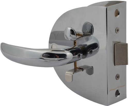 Southco Compact Swing Door Latch - Chrome - Non-Locking