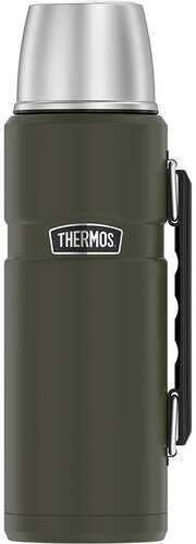 Thermos King™ Beverage Bottle 40oz - Stainless Steel/Matte Army Green