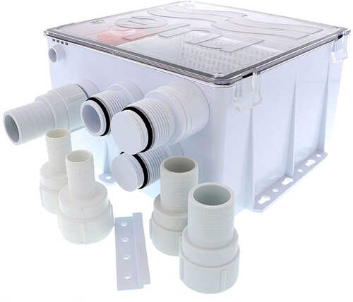 Rule Shower Drain Box w/1100 GPH Pump - 12V