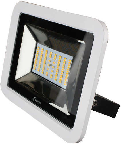 Lunasea 35W Slimline LED Floodlight 12/24V Cool White 4800 Lumens 3' Cord - Housing