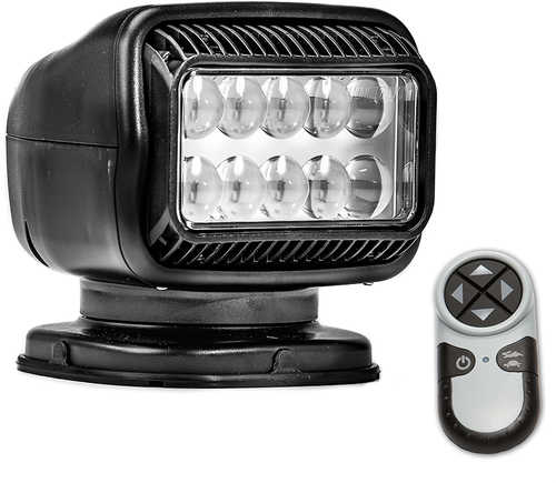 Golight Radioray GT Series Permanent Mount - Black LED - Wireless Handheld Remote