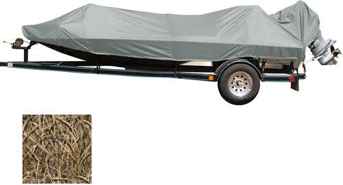 Carver Performance Poly-Guard Styled-to-Fit Boat Cover f/17.5&#39; Jon Bass Boats - Shadow Grass