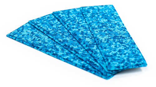 SeaDek Embossed 5mm 4-Piece Step Kit - 3.75" x 12.75" - Aqua Camo