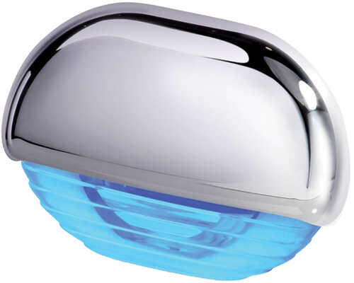 Hella Marine Easy Fit Step Lamp - Blue Chrome Cap