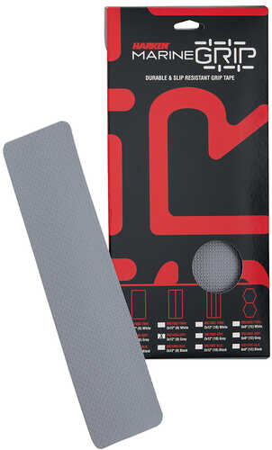 Harken Marine Grip Tape - 3 X 12" - Grey - 8 Pieces