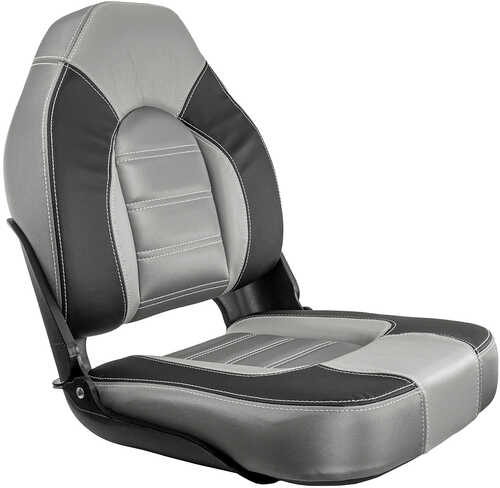 Springfield Skipper Premium HB Folding Seat - Charcoal/Grey