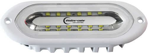 Shadow-Caster SCM-SL Series Flush Mount Spreader Light - White Housing - Full-Color