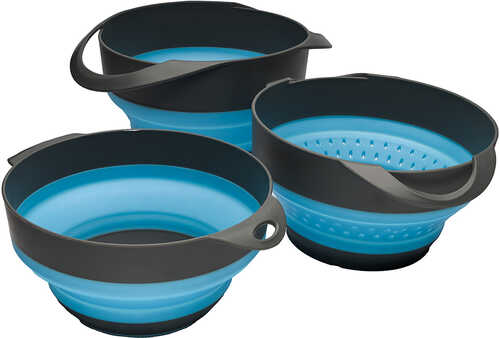 S.o.l. Survive Outdoors Longer Flat Pack Bowls & Strainer Set