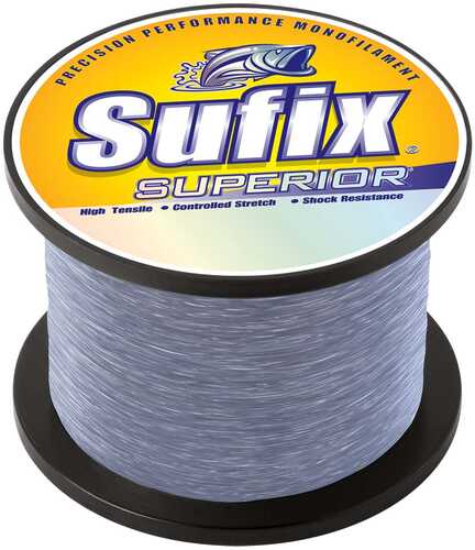 Sufix Superior Smoke Blue Monofilament - 40lb - 3275 Yds