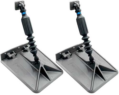 Nauticus Sx 9.5 X 10 Smart Tabs 13-15' Boats With 30lb Actuators - 30-40hp - Gunmetal Grey