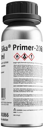 Sika Primer-206 G+P Black 250ml Bottle