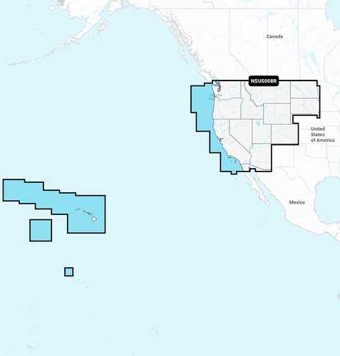 Garmin Navionics+&trade; Nsus008r U.s. West