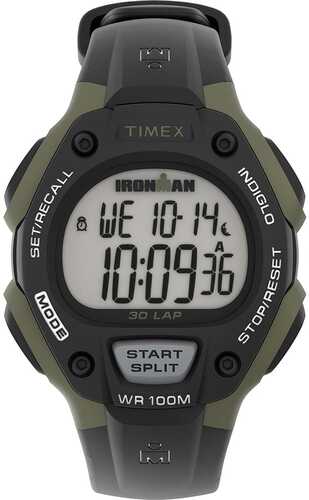 Timex Ironman&reg; Men&#39;s 30-lap - Black/green