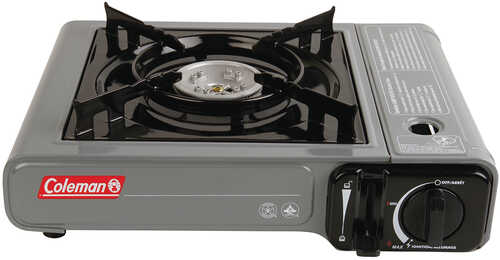 Coleman Table Top 1 Burner Butane Camping Stove - Grey