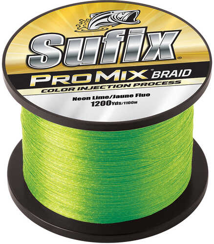 Sufix Promix® Braid - 50lb - Neon Lime - 1200 Yds