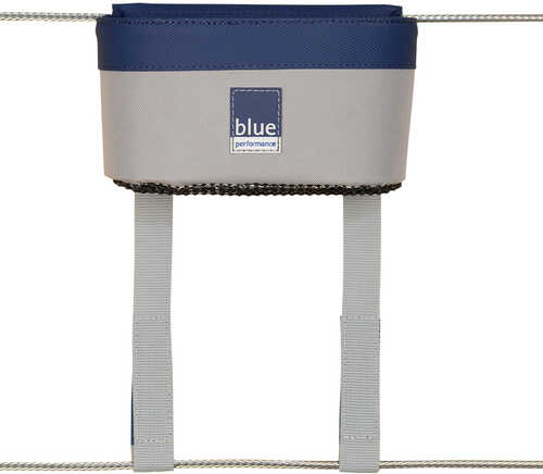 Blue Performance Can Holder For Railing