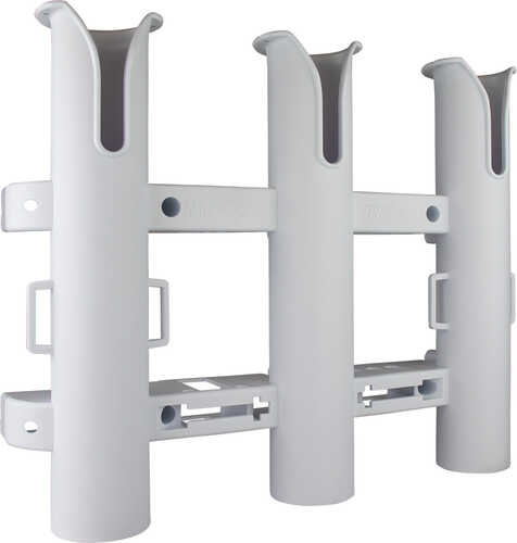 Sea-dog Triple Threat Three Pole Rod Holder - White