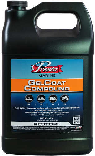 Presta Gel Coat Compound - 1 Gallon