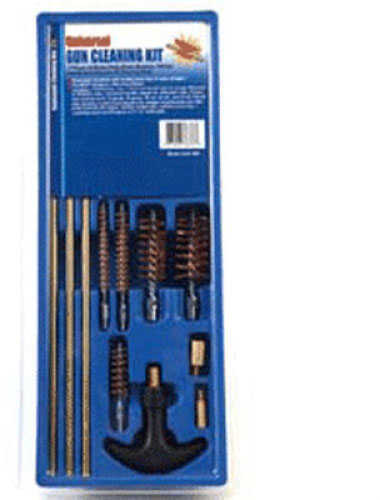 Universal Cleaning Kit 17 pieces: 3 Solid Brass rods Brushes Accessories And Patches - Durable Custom