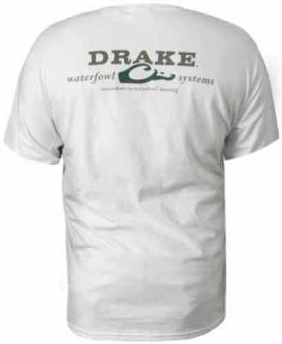 Drake T-Shirt Logo White Short Sleeve Large