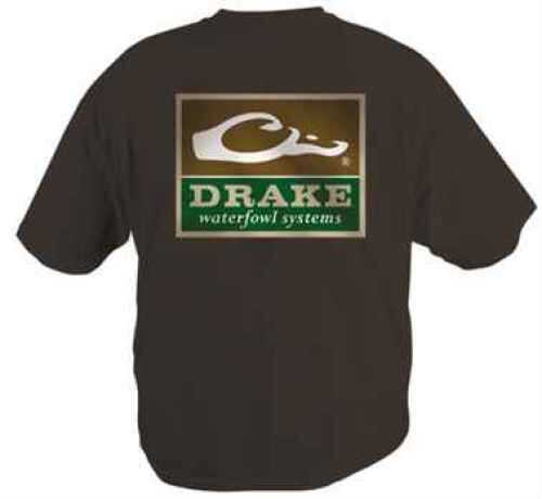 Drake T-Shirt Logo Chocolate Short Sleeve Size M