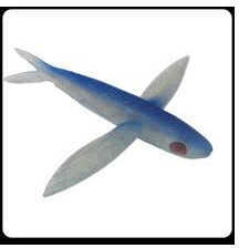 Frenzy Ballistic Flying Fish - 8in Rigged Blue - BFF-BLR