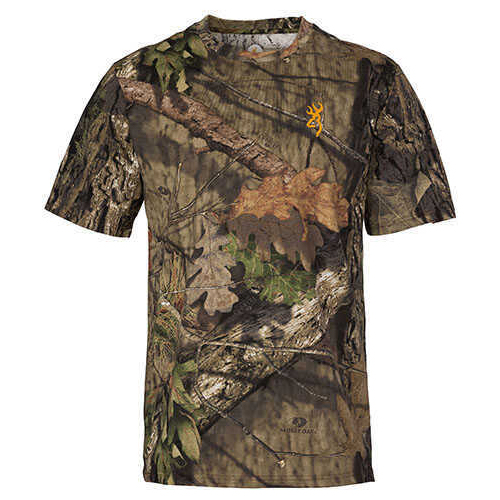 BRN TEE SS WASATCH MOBUC LARGE