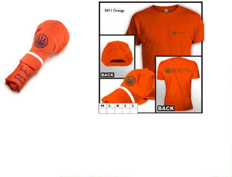 Beretta Hat & T-Shirt Roll Up Combo, Orange, Large