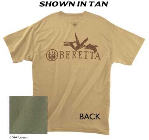 Beretta 30577 - WATERFOWLER T-Shirt Green Lg