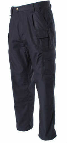 Lightweight Tactical Pants Black - 34" X 32" - Durable 6.5 Oz. Poly/ 35% Ripstop Fabric With Double Layering In The Seat