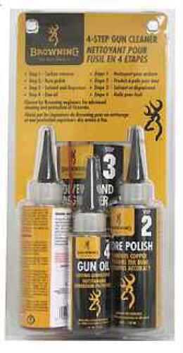 Browning Gun Care 4-step Cleaner - Prepack