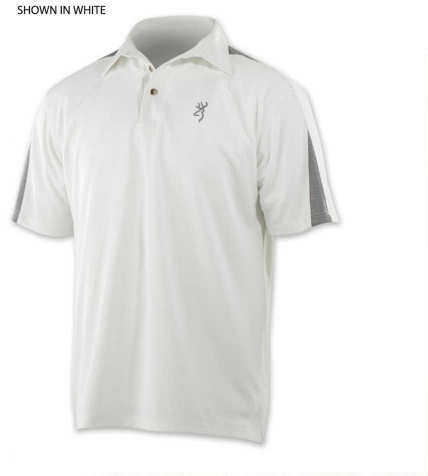 Browning Highline Shooting Polo Shirt Gray, X-Large