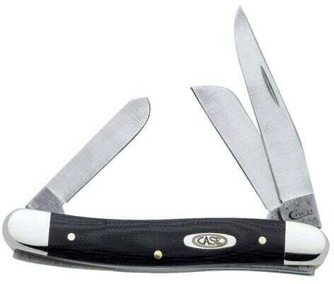 WR Case & Sons Cutlery G-10 Medium Stockman SS Smooth Blk 10318