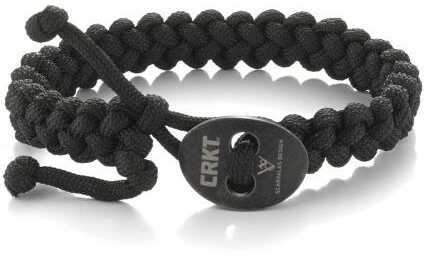 Columbia River Scarvalas Quick Release Paracord Bracelet Black Small