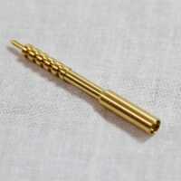 Dewey Rods Professional Brass Jag For Non-Coated .22 Cal - 8/32 Male Thread Also Fits Other Manufacturers